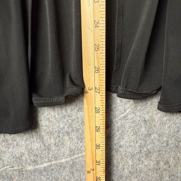 Dana Kay Cardigan Sweater Womens Size 16W Black Polyester Long Sleeve Open Front - Picture 3 of 4